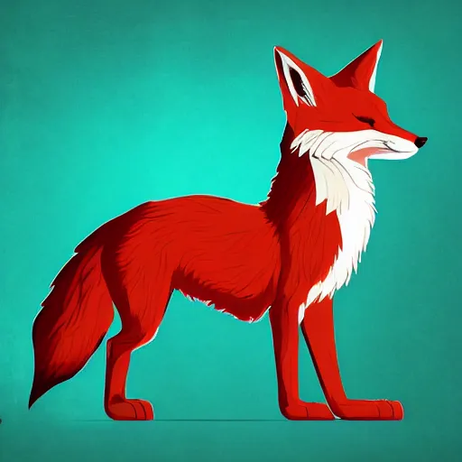 Prompt: digital fox, foxy fox, retrowave palette, highly detailed, anatomically correct vulpine, synth feel, fluffy face, ear floof, flowing fur, super realism, accurate animal imagery, 4 k digital art