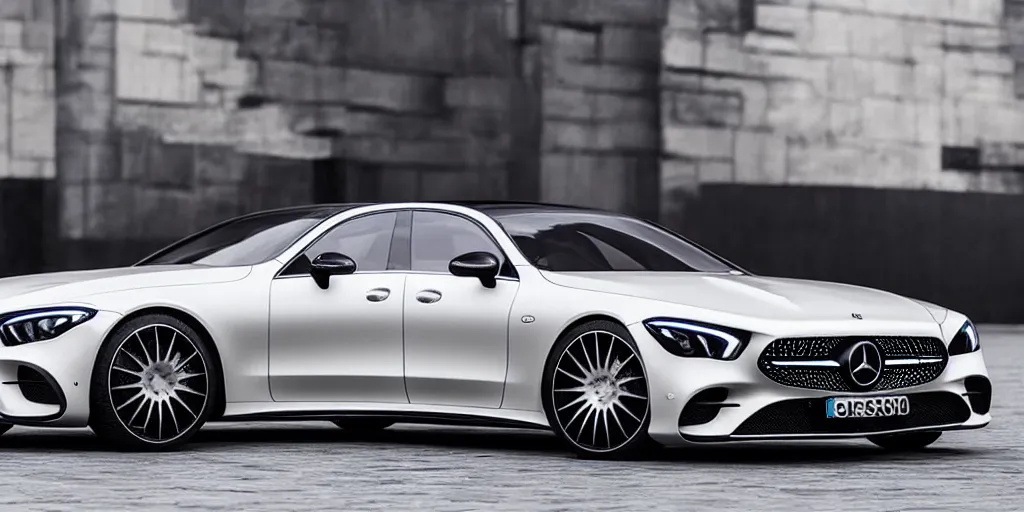 Prompt: “2022 Mercedes 560 SEC, ultra realistic, 4K”