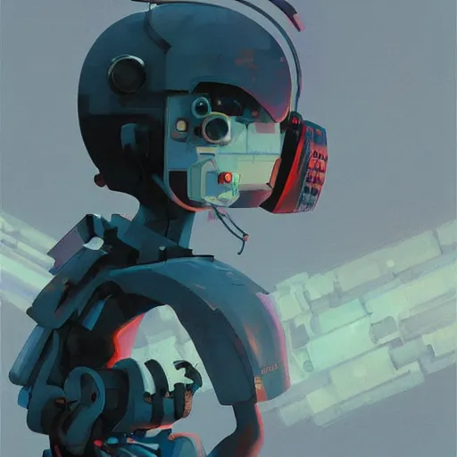 Prompt: Glitchpunk girl, by Goro Fujita