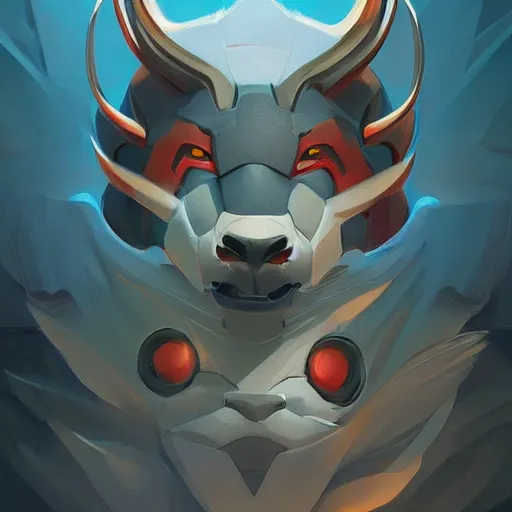 Image similar to face icon stylized minimalist beastwars, loftis, cory behance hd by jesper ejsing, by rhads, makoto shinkai and lois van baarle, ilya kuvshinov, rossdraws global illumination