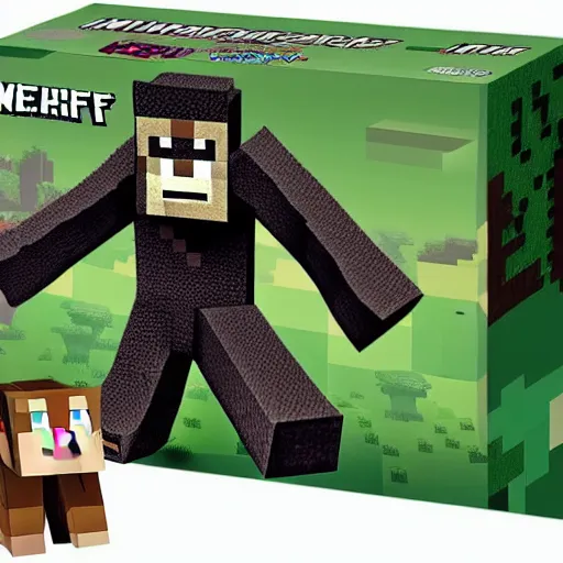 Image similar to minecraft gorilla