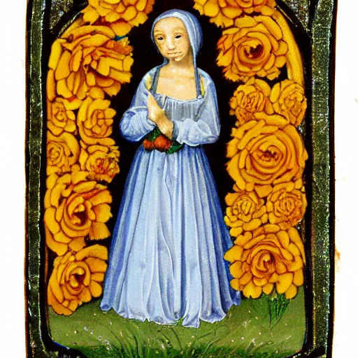 Image similar to medieval marigold lady