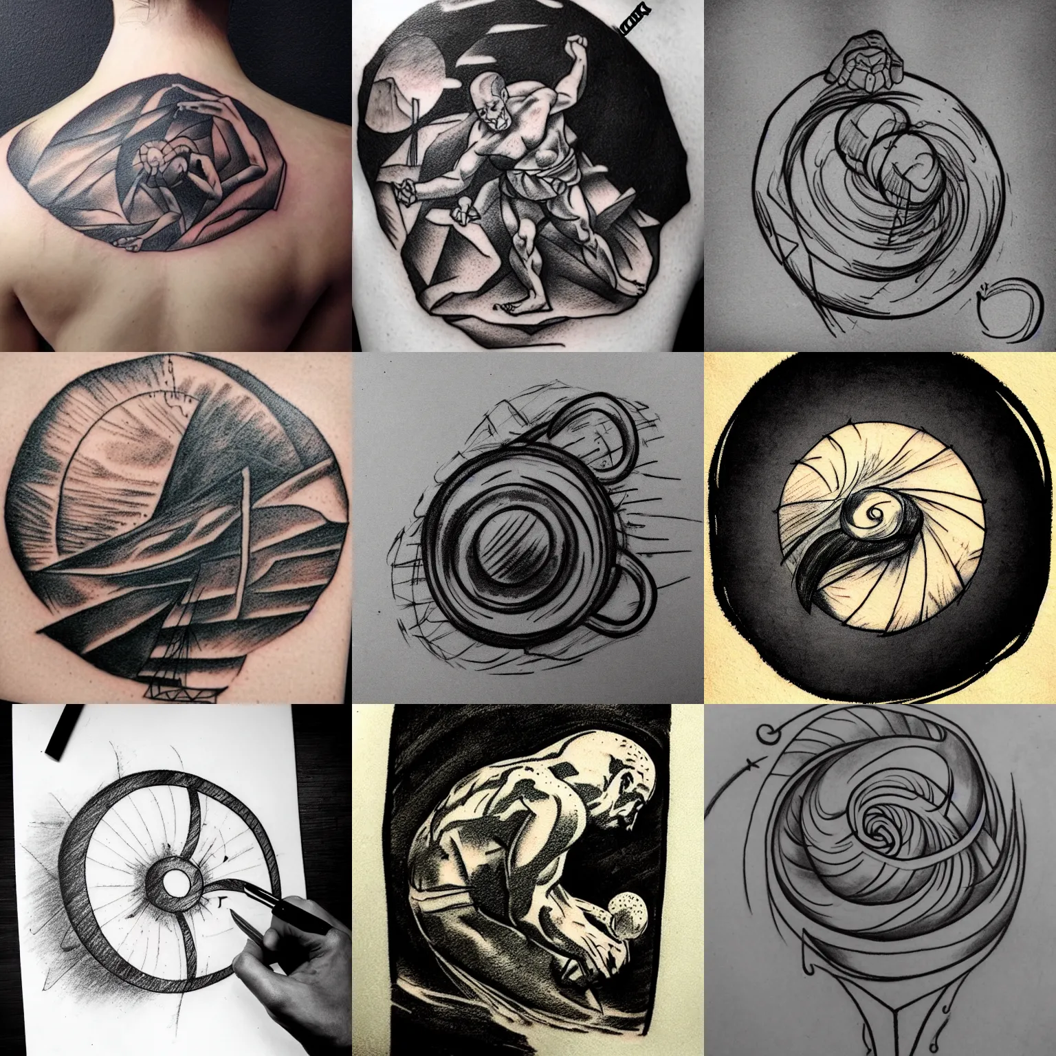 sisyphus in Tattoos  Search in 13M Tattoos Now  Tattoodo