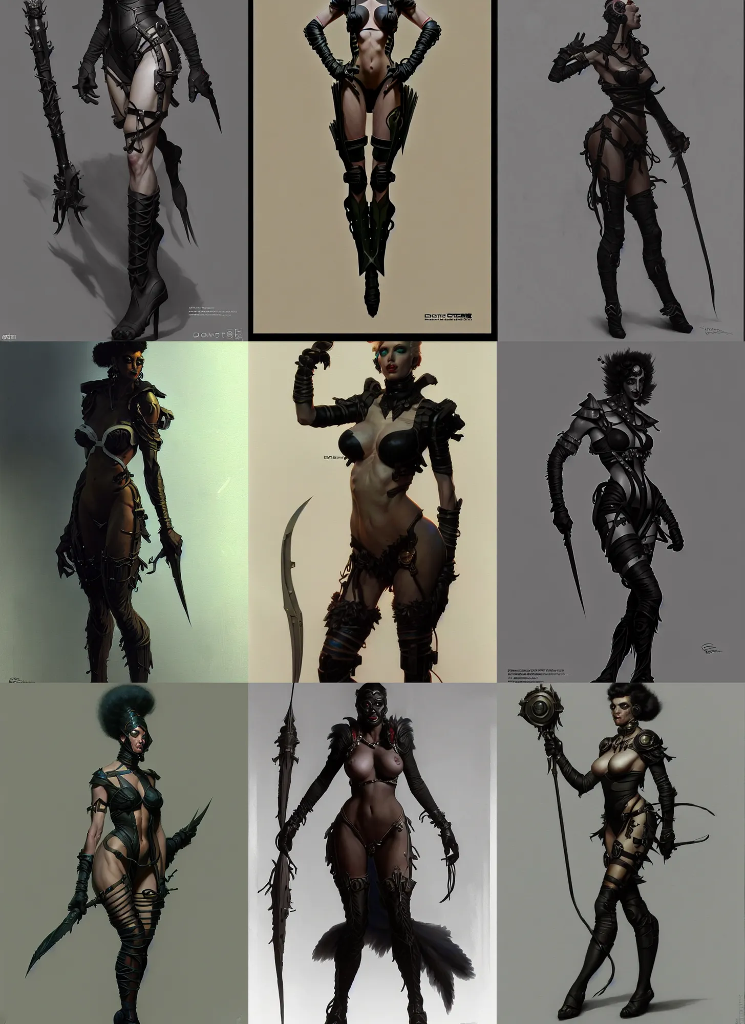 Prompt: game character design by illustrator of riot games, donato giancola and greg rutkowski. just one lonely black tape project show attctive showgirl!! full body!! future head set. contour light effect!! 8 k. stage light. octane render. sharp edge. ultra clear detailed