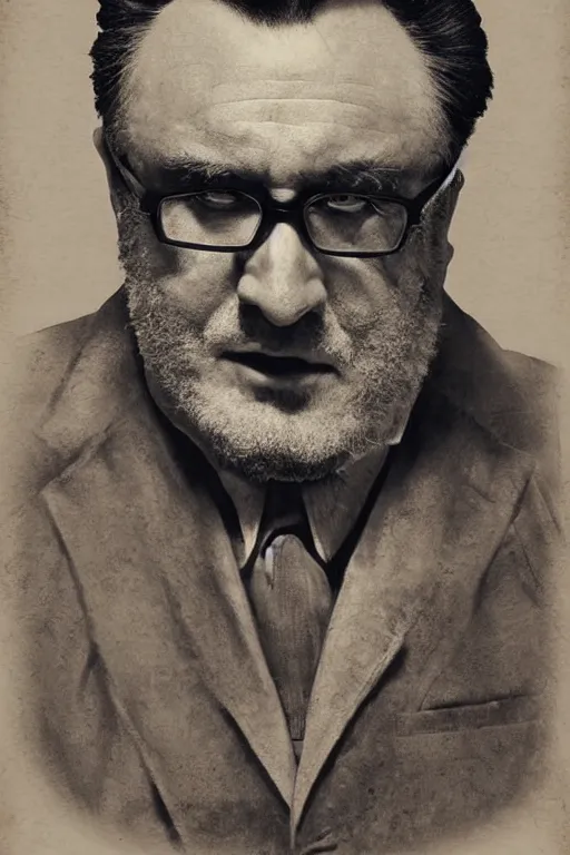 Image similar to bowser, portrait, full body, symmetrical features, silver iodide, 1 8 8 0 photograph, sepia tone, aged paper, sergio leone, master prime lenses, cinematic