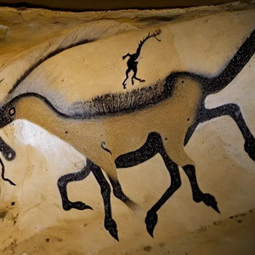 Image similar to hunting, chauvet cave