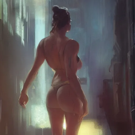 Prompt: margot robbie, hyperrealistic full figure, bladerunner street alley, art of elysium by frank frazetta and by jeremy mann and by alphonse mucha, fantasy art, photo realistic, dynamic lighting, artstation, full figure poster, volumetric lighting, very detailed face, 4 k, award winning