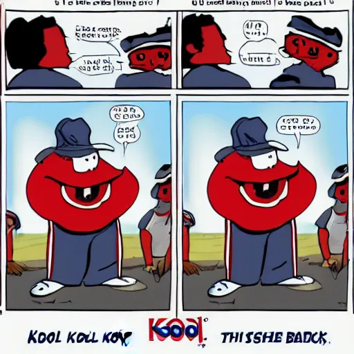 Prompt: The Kool-Aid Man as coach Belichick