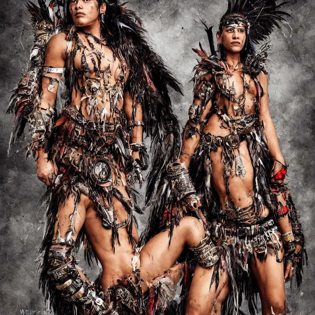 Prompt: editorial full body photo portrait of beautiful and strong Maori warrior princess souronded with the destruction, warrior body, feathers and paint, photo by mario testino, cinematic, hyper detailed, micro details, insanely detailed, trending on artstation,dark background, dramatic lighting, cinematic angle, concept art, insanely detailed and intricate