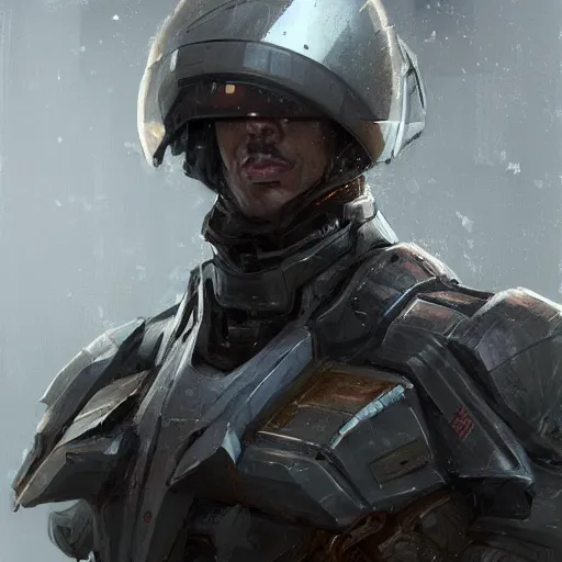 Image similar to Portrait of a man by Greg Rutkowski, he is about 20 years old, mixture turkish and russian, short dark blonde hair with bangs, attractive, angry but resigned look, he is wearing a futuristic tactical gear, highly detailed portrait, scifi, digital painting, artstation, concept art, smooth, sharp foccus ilustration, Artstation HQ.