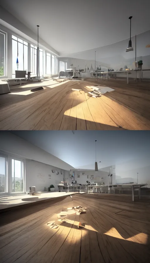 Image similar to the two complementary forces that make up all aspects and phenomena of life, with Vray