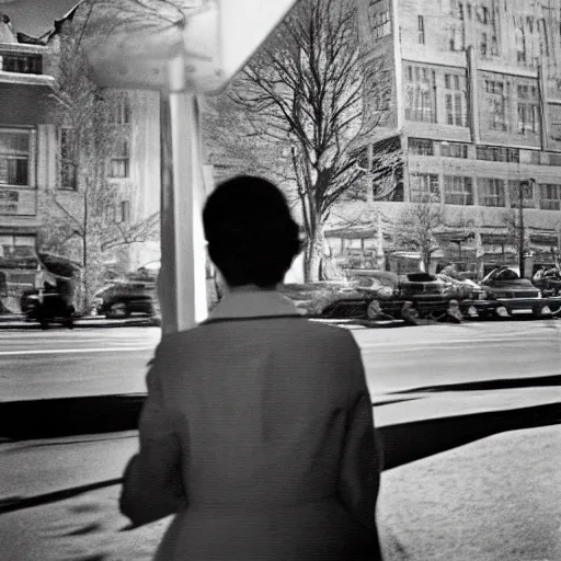 Image similar to the self portrait, by vivian maier,