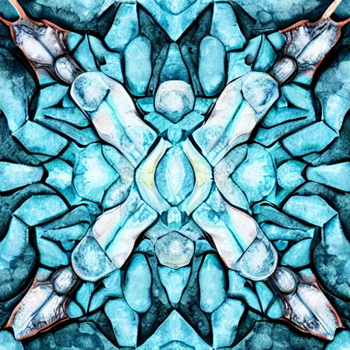 Image similar to hand painted ice dungeon texture with perfect details, symmetry, digital art