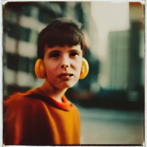 Prompt: analog medium format bokeh portrait in brooklyn, 1 9 6 0 s, colourful, photographed on expired film, detailed photograph