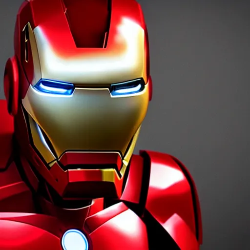 Image similar to ironman as an anthropomorphic dog, no helmet, 4 k, photorealistic, hd