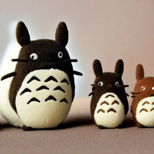 Prompt: totoro as a calico critters