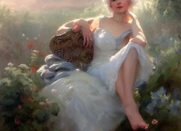 Image similar to ciri in the white frost by vladimir volegov and alexander averin and delphin enjolras and daniel f. gerhartz