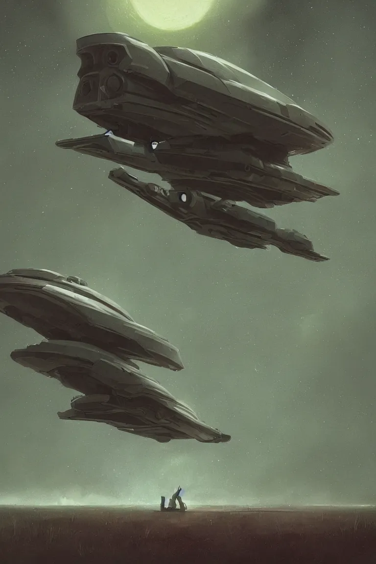 Prompt: spaceship designed by frogs, olive green spaceship over a marsh, sci - fi concept art, by john harris, by simon stalenhag, stunning, award winning