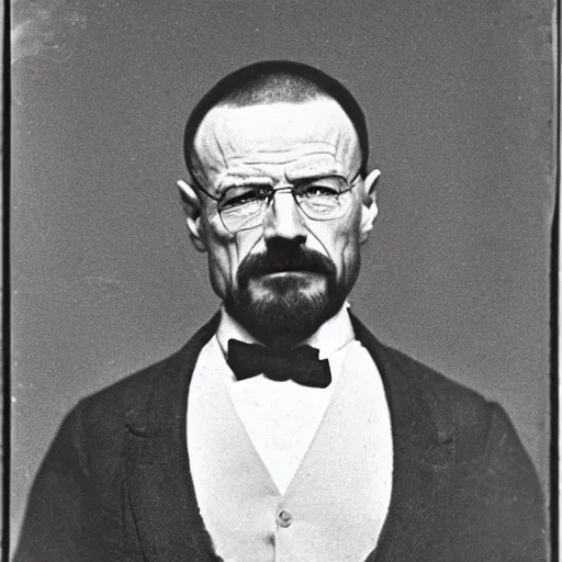 Image similar to walter white, 1 9 th century photography