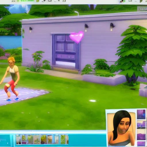 Image similar to El Risitas in the Sims 4