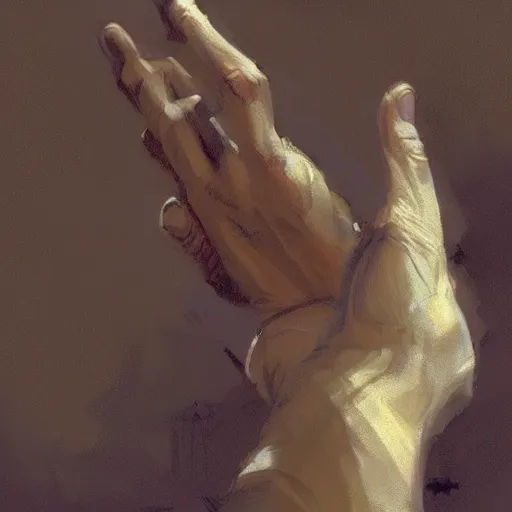 Image similar to human hand sketch, painting by Craig Mullins, 4k, octane, digital painting, artstation, concept art, sharp focus, illustration, art by artgerm and greg rutkowski and alphonse mucha,