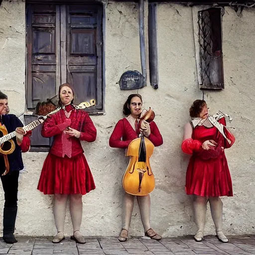 Prompt: new adventures in folkloric music from eastern europe