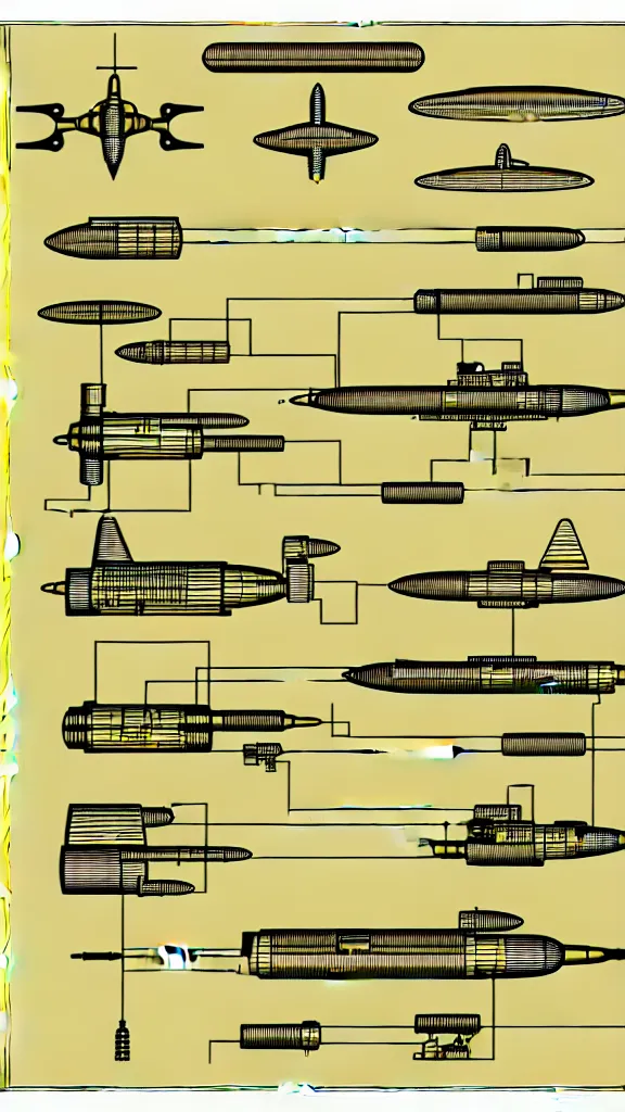 Prompt: technical diagrams of realistic military electronics, intricate line art centered golden rule 300dpi