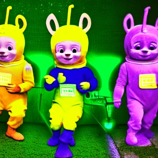 Image similar to Bees Teletubbies acidwave