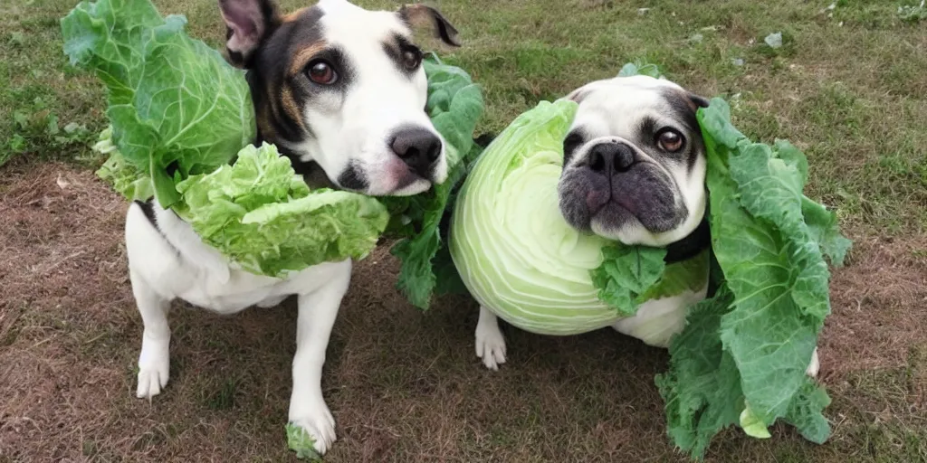 Image similar to i, Cabbage dog