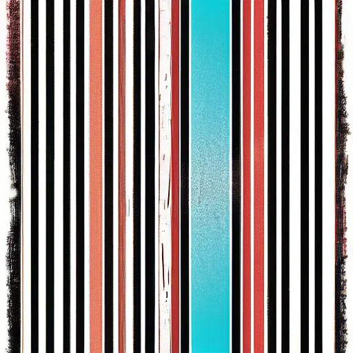 Prompt: Illustration. a series of vertical stripes in different colors. by Alan Moore distorted