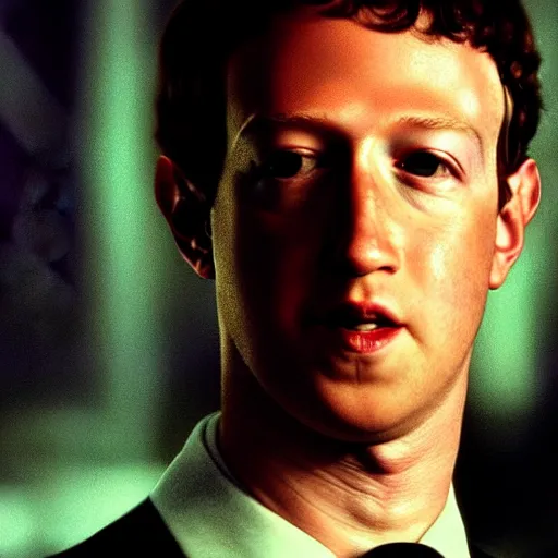 Image similar to mark zuckerberg in the matrix ( 1 9 9 9 )