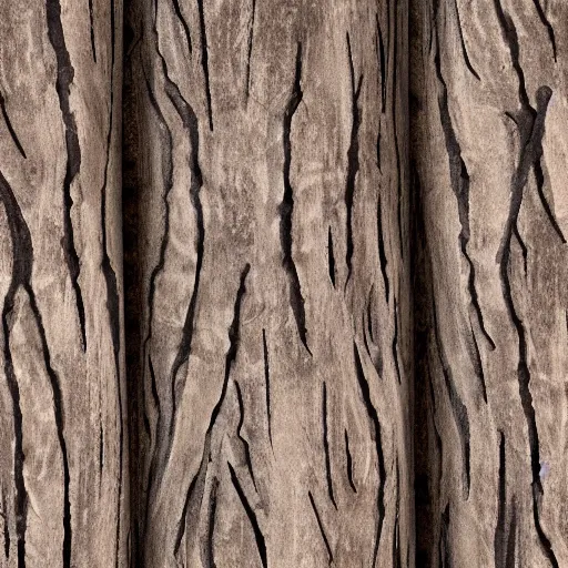 Prompt: game texture of bark on a tree, stylized, unreal engine, high quality