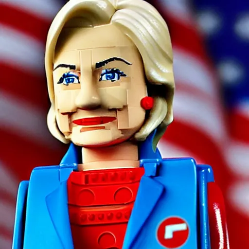 Image similar to lego hillary clinton