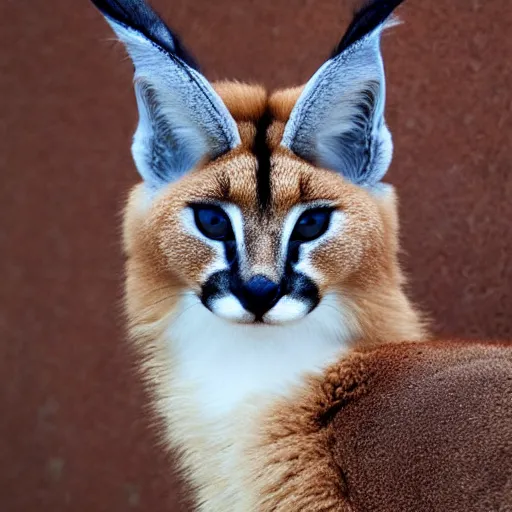 Image similar to cute fluffy caracal