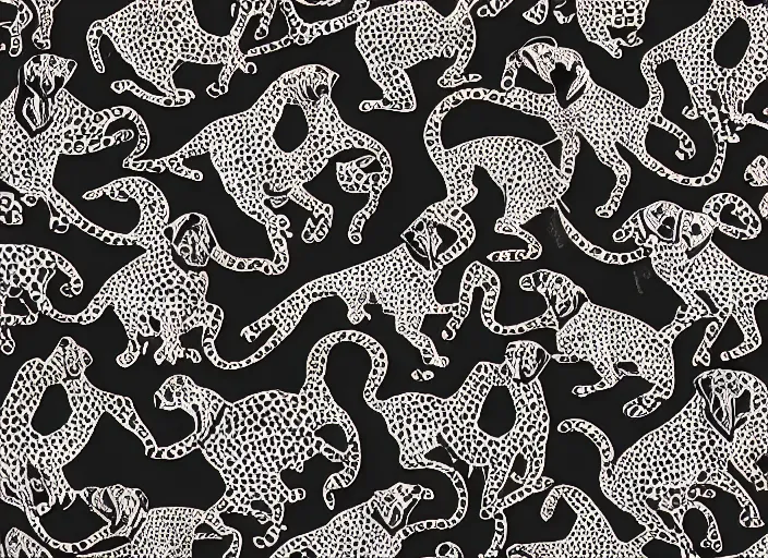 Image similar to pattern dobermage puppies, blackskulls, elegant, dark matte, nsanely detailed and intricate, hypermaximalist, elegant, ornate, hyper realistic, super detailed , by James Audubon