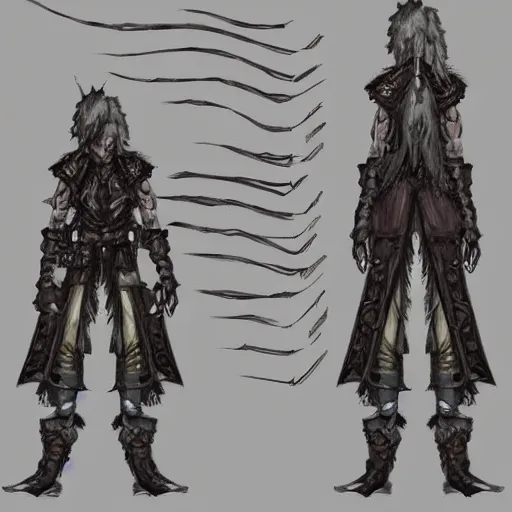 Image similar to planescape art style character concept