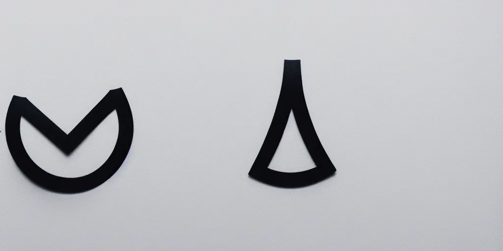 Image similar to a dangerous symbol on a white background