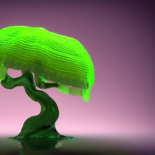 Jellyfish Growing Form Tree Branchc4d8k Cleaning Stable Diffusion