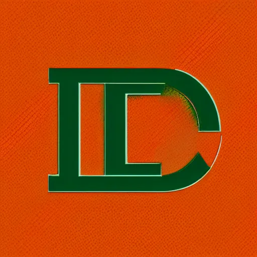 Image similar to l i f e typographic logo, vector, sharp, green on orange background,