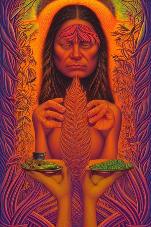 Prompt: The Ayahuasca Spirit, by Casey Weldon