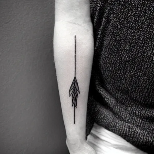 Image similar to minimalistic tattoo design