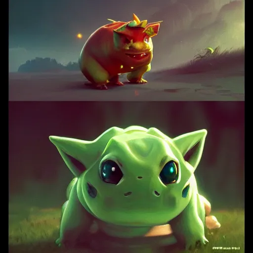 ArtStation - Pokémon Bulbasaur Kawaii