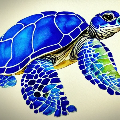 Image similar to Blue Watercolor Sea Turtle