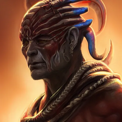 Prompt: Kitava, path of exile, artstation, concept art, digital painting, highly detailed, portrait