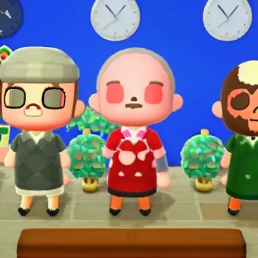 Prompt: Benjamin Netanyahu in Animal Crossing: New Leaf