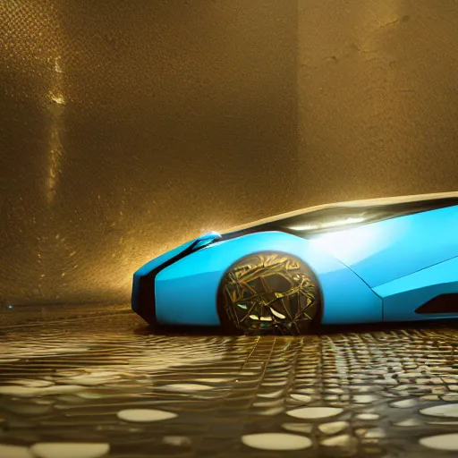 Image similar to a fancy alien sports car abandoned on magical biome, luminescent, neon, unreal render, unreal engine 5, octane render, enchanted plants, cinematic, intricate, ornate, photorealistic, ultra detailed, realistic, 1 0 0 mm, photography, octane, high definition, depth of field, bokeh, 8 k, behance, trending on artstation