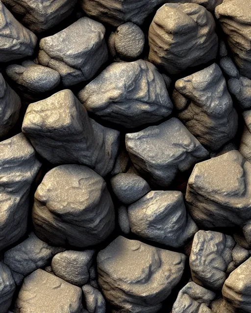 Prompt: rock pbr texture, zbrush, substance,