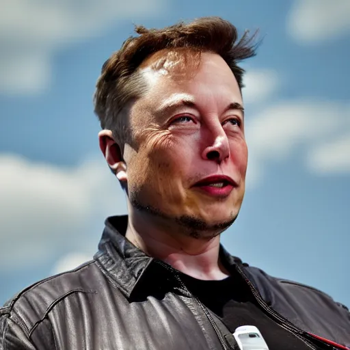 Image similar to Elon musk at mars 4k detail