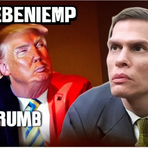 Prompt: Jerma FBI raid on Trump