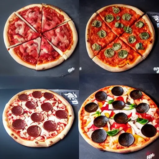 Image similar to pizza in style of starwars
